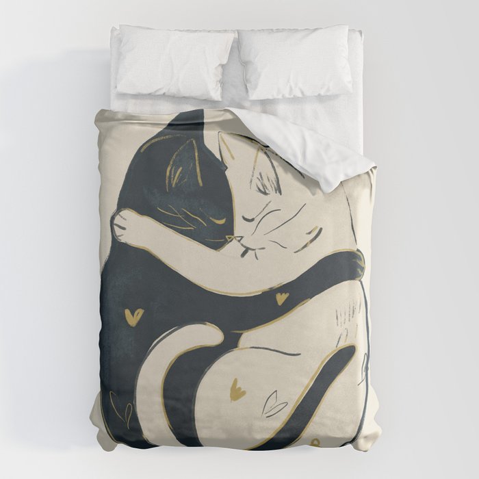 Cats In Love 3 Duvet Cover Gallery Image 6