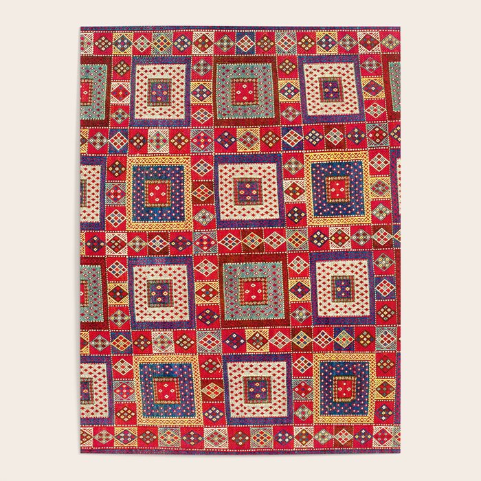 Azeri Zili South Caucasus  Azerbaijan Wall Hanging Print Poster Gallery Image 4