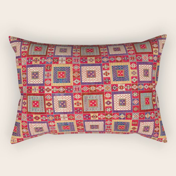 Azeri Zili South Caucasus  Azerbaijan Wall Hanging Print Rectangular Pillow Gallery Image 1