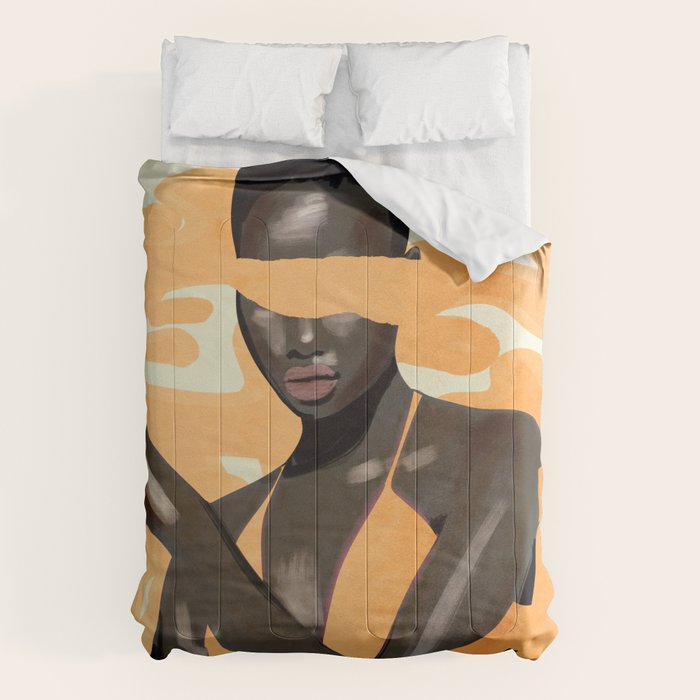 Girl Portrait 28 Comforter Gallery Image 6