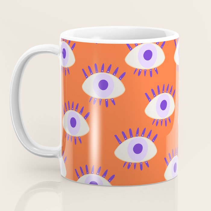 Very peri evil eyes  Coffee Mug Gallery Image 3