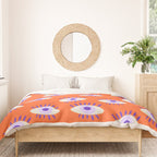 Very peri evil eyes  Duvet Cover Gallery Image 3