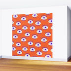 Very peri evil eyes  Wall Mural Gallery Image 2