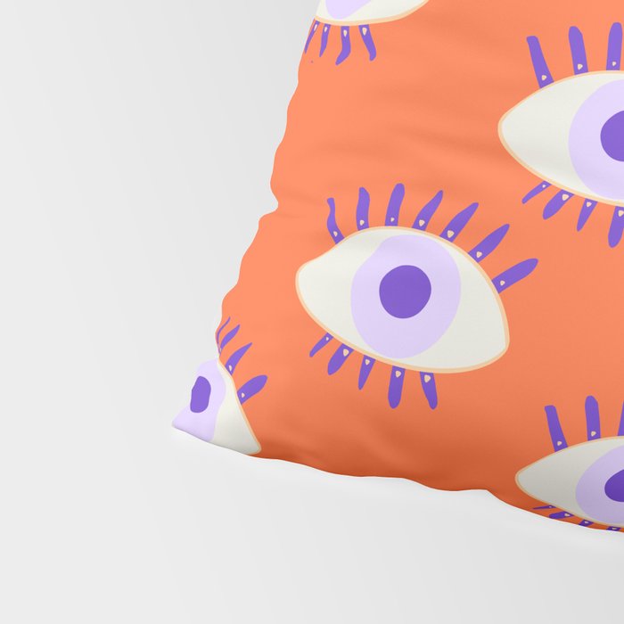 Very peri evil eyes  Pillow Sham Gallery Image 4