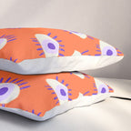 Very peri evil eyes  Pillow Sham Gallery Image 3