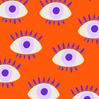 Very peri evil eyes  Coffee Mug Gallery Image 2