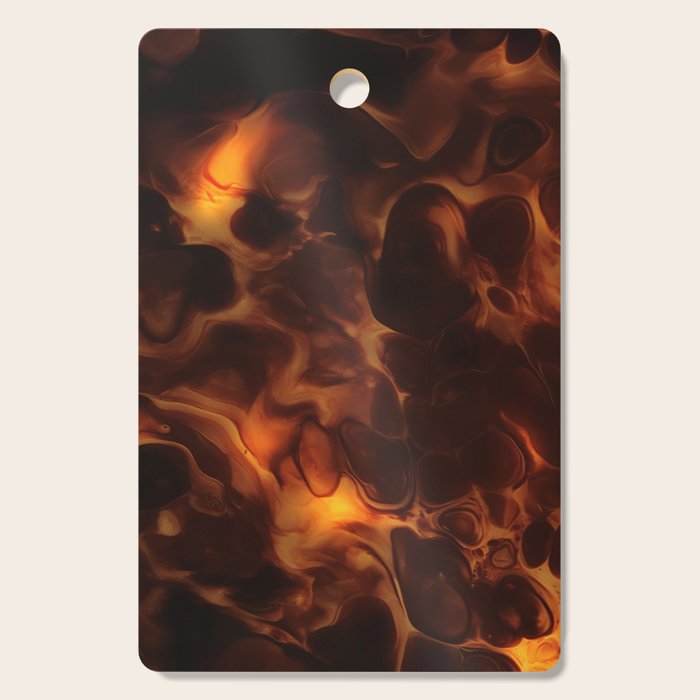 Dark Coffee Tortoiseshell Turtle Pattern Cutting Board Gallery Image 1