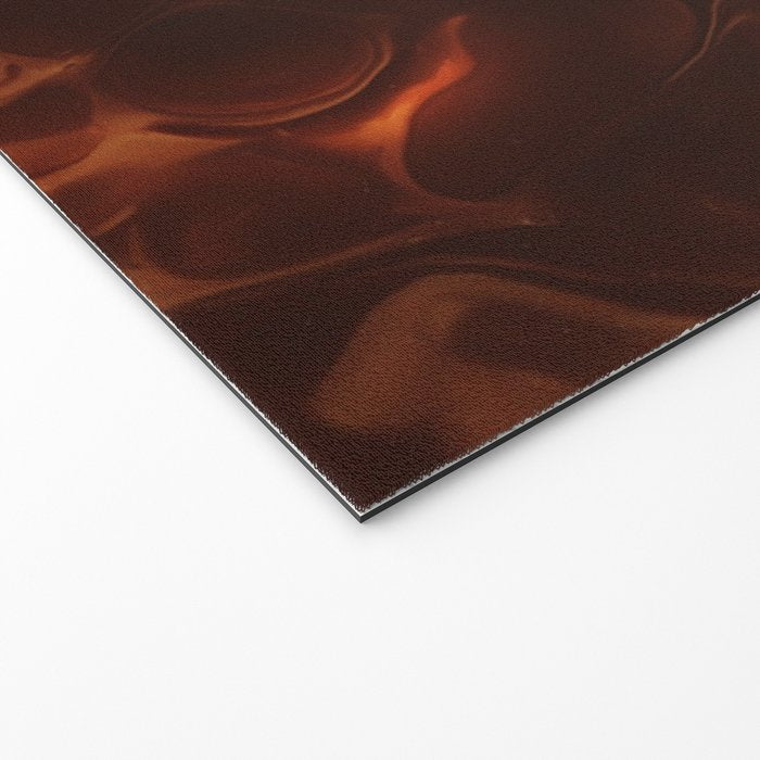 Dark Coffee Tortoiseshell Turtle Pattern Welcome Mat Gallery Image 2