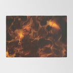 Dark Coffee Tortoiseshell Turtle Pattern Rug Gallery Image 2