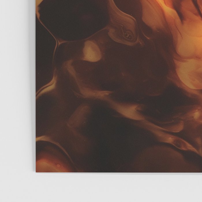 Dark Coffee Tortoiseshell Turtle Pattern Poster Gallery Image 3