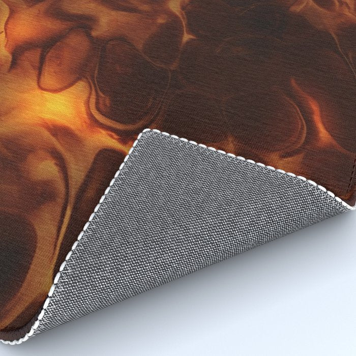 Dark Coffee Tortoiseshell Turtle Pattern Rug Gallery Image 4