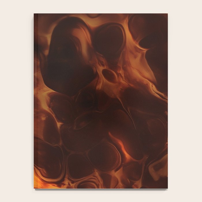 Dark Coffee Tortoiseshell Turtle Pattern Notebook Gallery Image 4