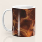 Dark Coffee Tortoiseshell Turtle Pattern Coffee Mug Gallery Image 3
