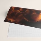 Dark Coffee Tortoiseshell Turtle Pattern Wrapping Paper Gallery Image 2