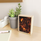 Dark Coffee Tortoiseshell Turtle Pattern Mini Art Print Gallery Image 2