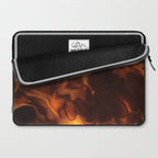 Dark Coffee Tortoiseshell Turtle Pattern Laptop Sleeve Gallery Image 2