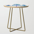 Pine Trees - Navy & Turquoise Palette Side Table Gallery Image 1