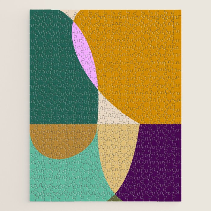 shapes mid century autumn 21 Jigsaw Puzzle Gallery Image 1