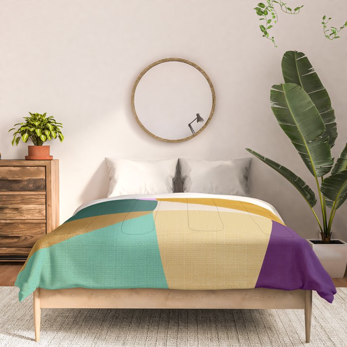 shapes mid century autumn 21 Comforter Gallery Image 3