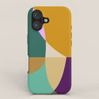 shapes mid century autumn 21 iPhone Case Gallery Image 1