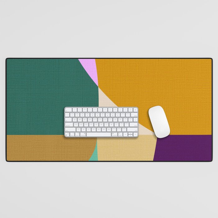 shapes mid century autumn 21 Desk Mat Gallery Image 1