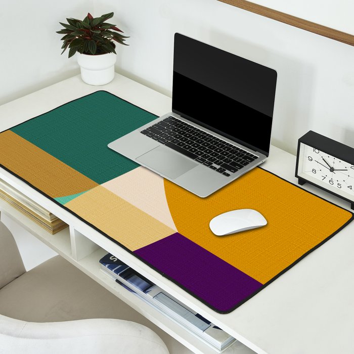 shapes mid century autumn 21 Desk Mat Gallery Image 2
