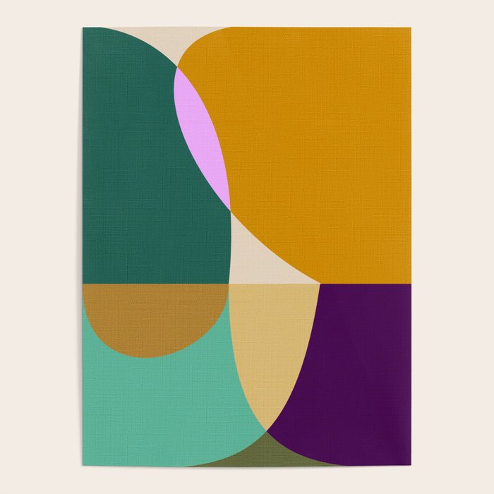 shapes mid century autumn 21 Poster Gallery Image 4