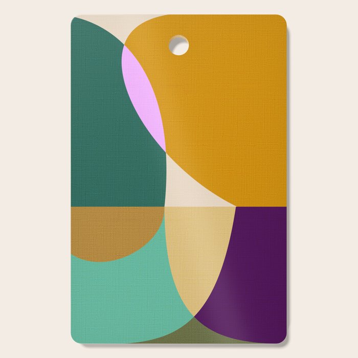 shapes mid century autumn 21 Cutting Board Gallery Image 1