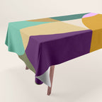shapes mid century autumn 21 Tablecloth Gallery Image 1