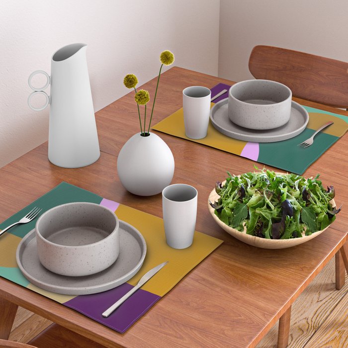 shapes mid century autumn 21 Placemat Gallery Image 2