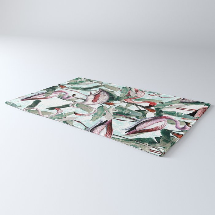 Floral and Flamingo VIII Rug Gallery Image 3