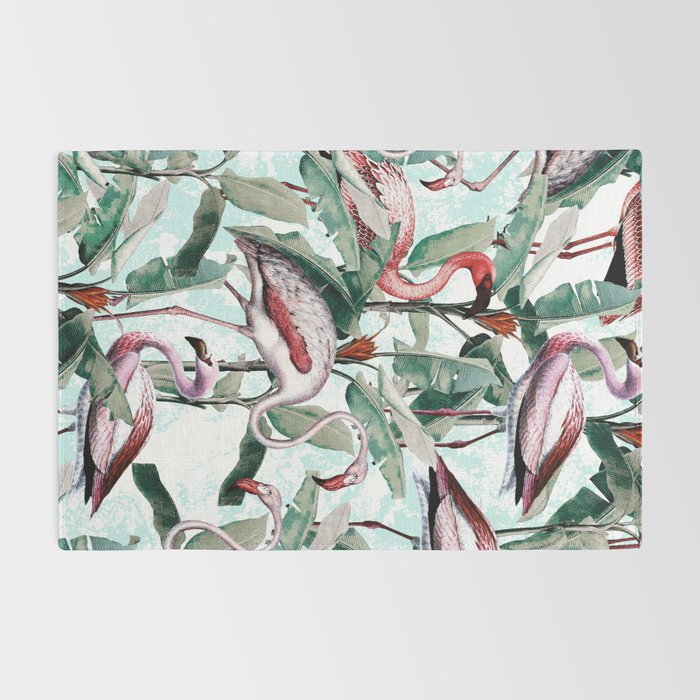 Floral and Flamingo VIII Rug Gallery Image 2