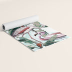 Floral and Flamingo VIII Yoga Mat Gallery Image 2