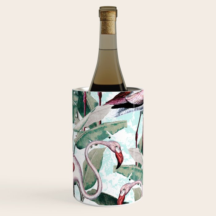 Floral and Flamingo VIII Wine Chiller Gallery Image 3
