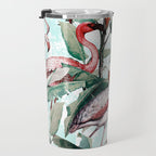 Floral and Flamingo VIII Travel Mug Gallery Image 3