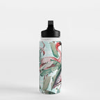 Floral and Flamingo VIII Water Bottle Gallery Image 3
