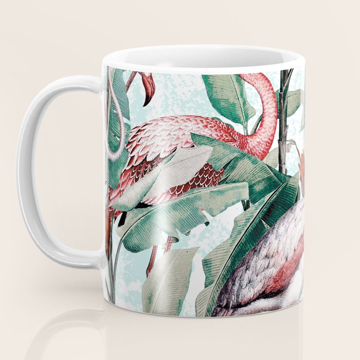 Floral and Flamingo VIII Coffee Mug Gallery Image 3
