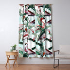 Floral and Flamingo VIII Window Curtain Gallery Image 5