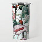 Floral and Flamingo VIII Travel Mug Gallery Image 1