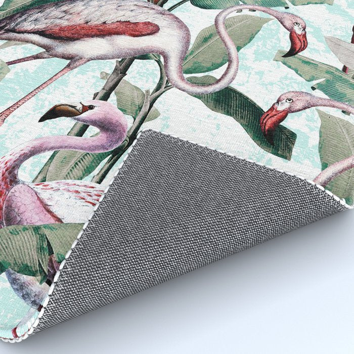 Floral and Flamingo VIII Rug Gallery Image 4