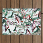 Floral and Flamingo VIII Outdoor Rug Gallery Image 1