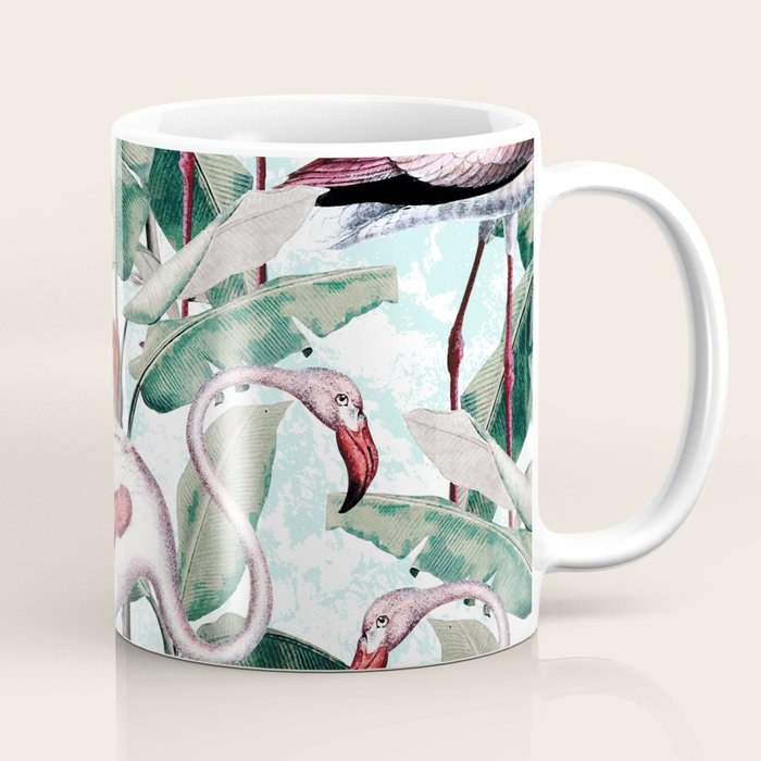 Floral and Flamingo VIII Coffee Mug Gallery Image 1