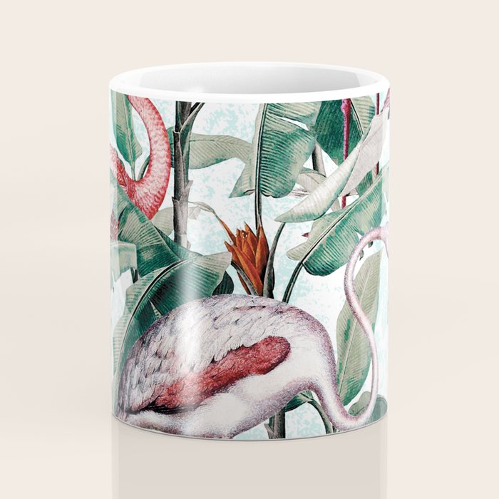 Floral and Flamingo VIII Coffee Mug Gallery Image 4