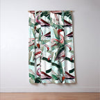 Floral and Flamingo VIII Window Curtain Gallery Image 3