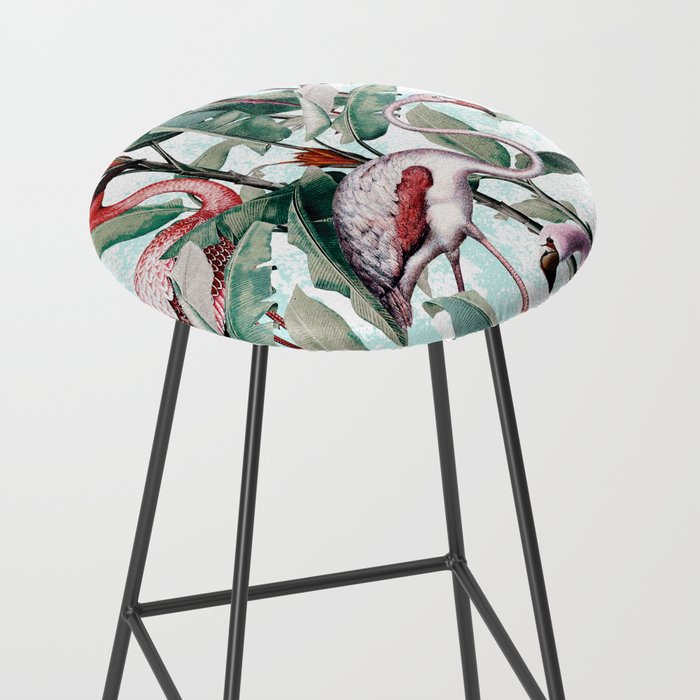 Floral and Flamingo VIII Stool Gallery Image 2