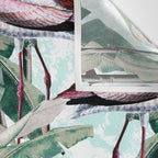 Floral and Flamingo VIII Wall Tapestry Gallery Image 3