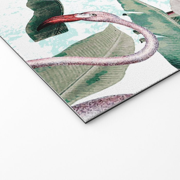 Floral and Flamingo VIII Welcome Mat Gallery Image 2
