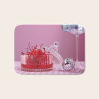 The cherries party Bath Mat Gallery Image 1