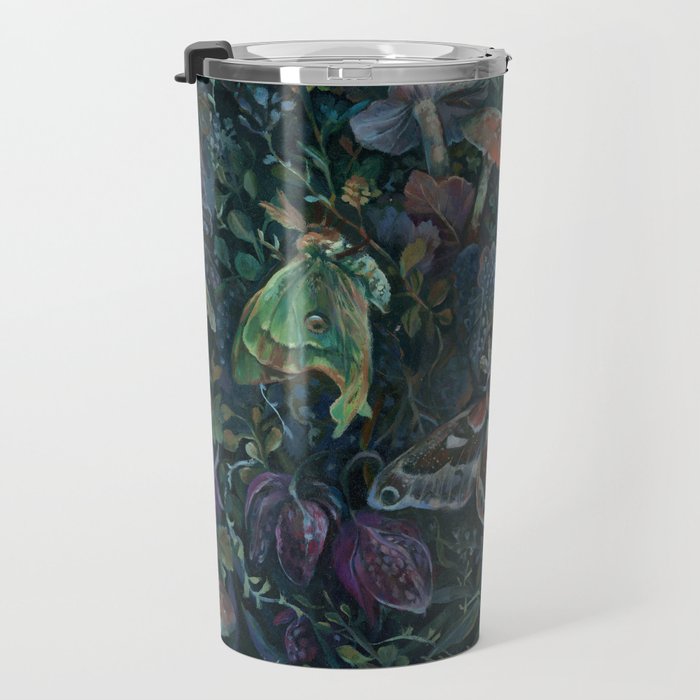 Atlas Moth  Mushroom Night Travel Mug Gallery Image 3
