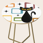 Mid Century black cat Side Table Gallery Image 2